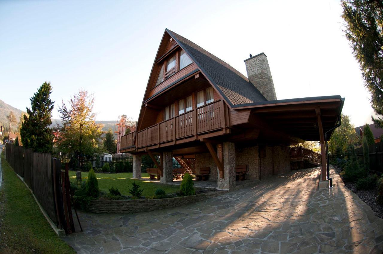 Dom W Szczyrku - Stylowy Drewniany Dom Z Kominkiem Exterior foto